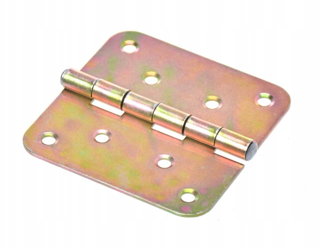 Zawias splatany 80 x 80mm budowlany meblowy skrzyniowy ocynk złoty 2 szt
