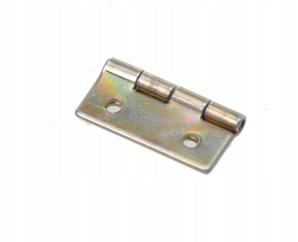 Zawias splatany 20 x 18mm meblowy skrzyniowy budowlany ocynk złoty 100 szt