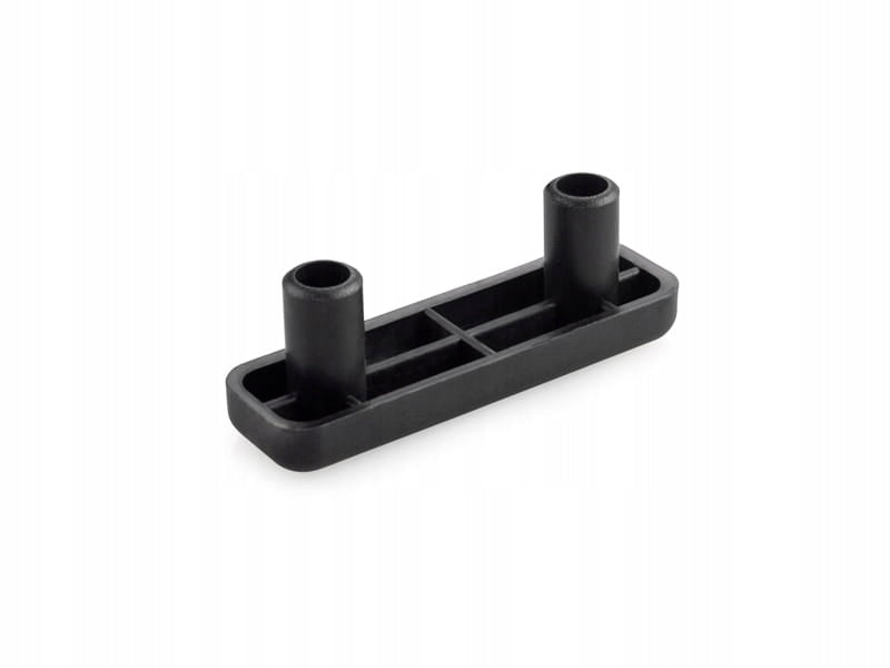 Ślizg tapicerski 50x15x6 mm Czarny Ślizgacz dwupunktowy DO MEBLI tapicerow