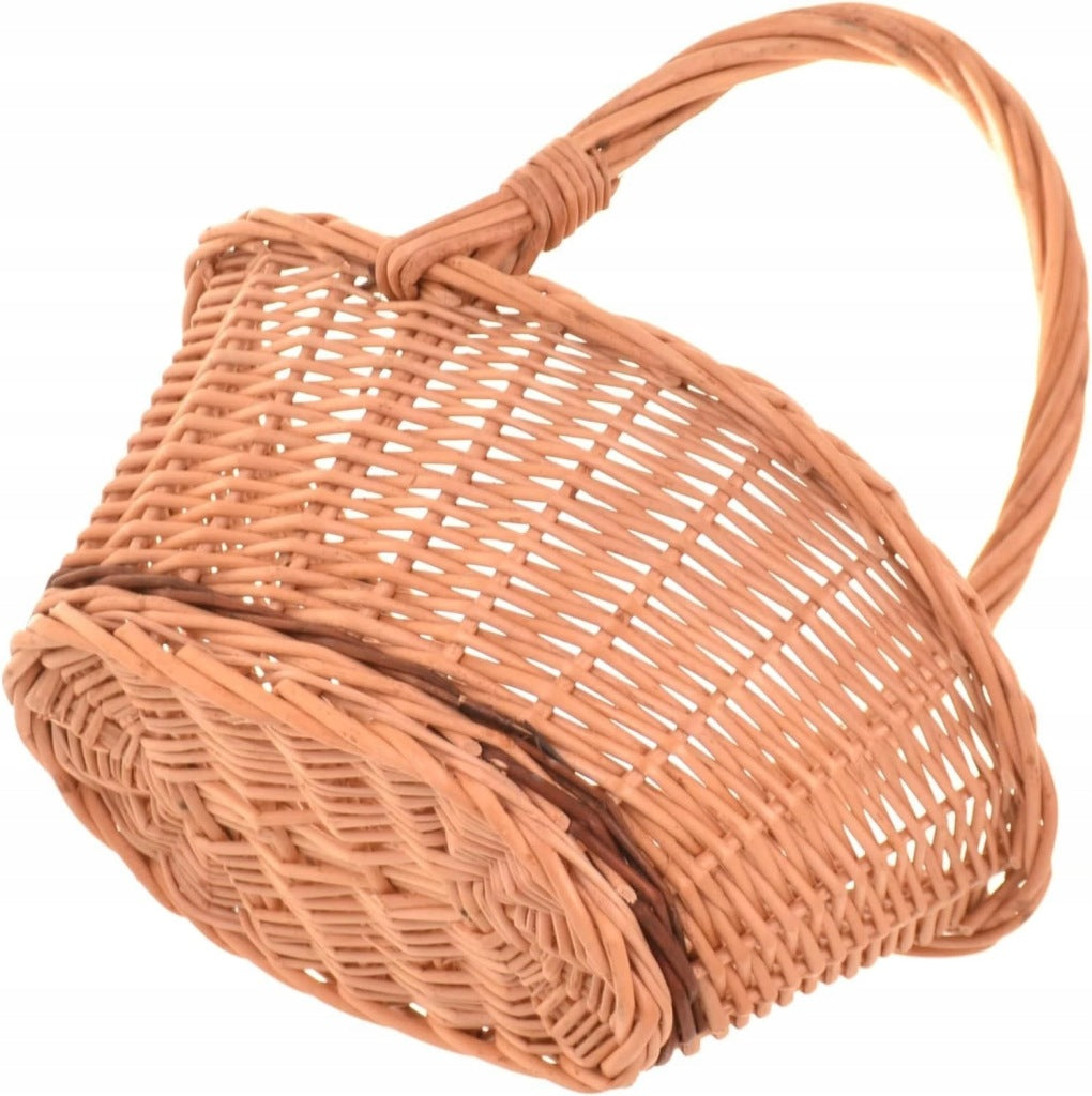 Aqbau koszyk wiklinowy 25 cm wielkanocny koszyczek pleciony sypanie kwiatów