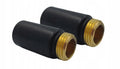 Aqbau przedłużka mosiężna z izolacją czarna komplet 2 sztuki 1/2'' 30mm