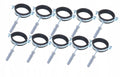 Uchwyty obejma stalowa do rur z gumą 5" ZESTAW 10 szt