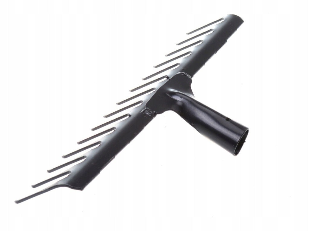 Grabie metalowe solidne czarne 14 zębów