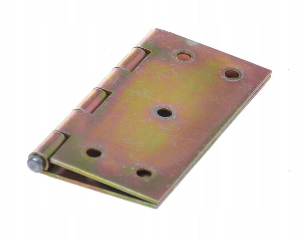 Zawias splatany 100 x 100mm budowlany skrzyniowy ocynk złoty 2 szt
