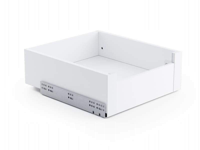 Aqbau front szuflady wewnętrznej system mebli DiBOX kolor biały 134mm