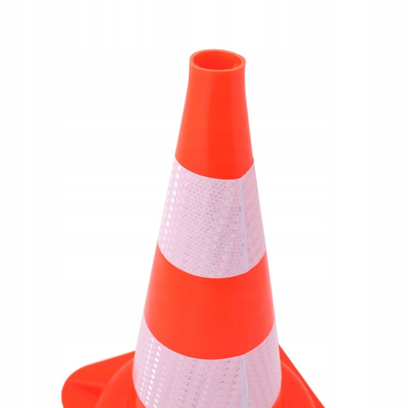 Pachołek drogowy odblaskowy 50cm PVC odblask ostrzegawczy jesień
