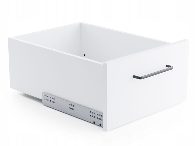 Aqbau szuflada systemowa DiBOX H185 L-500mm biały prowadnice udźwig 40kg