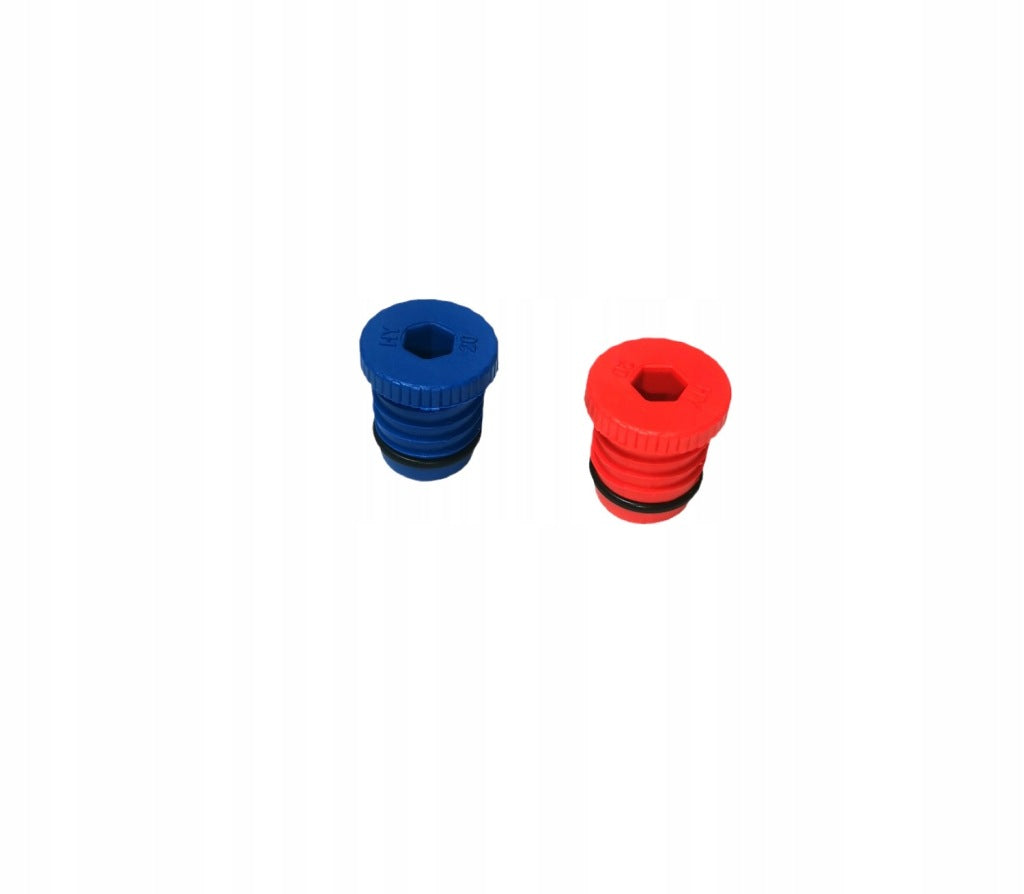 Aqbau korek do prób szczelności rury PEX 16 x 2 czerwony