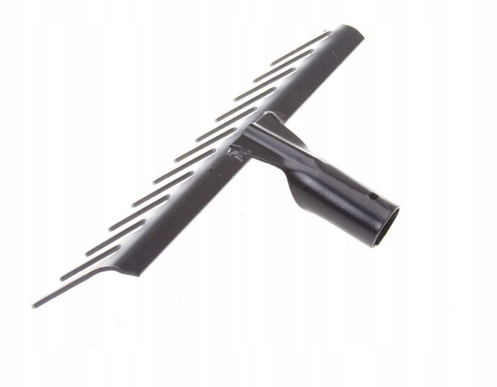 Grabie metalowe solidne czarne 12 zębów