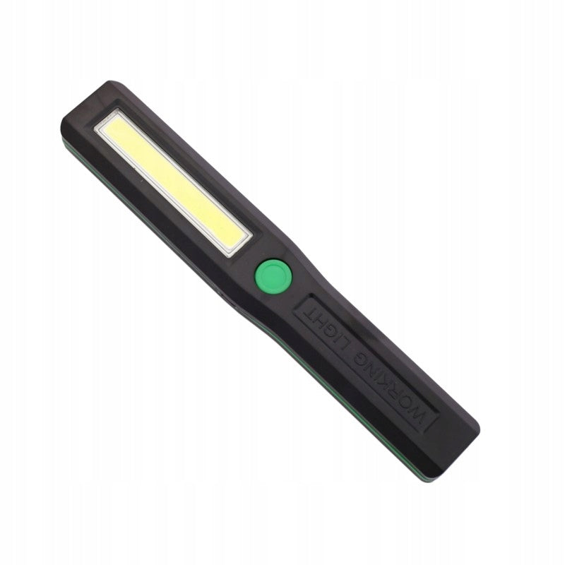 Aqbau mała lampka warsztatowa LED z magnesem zasilanie 3xAAA kolory
