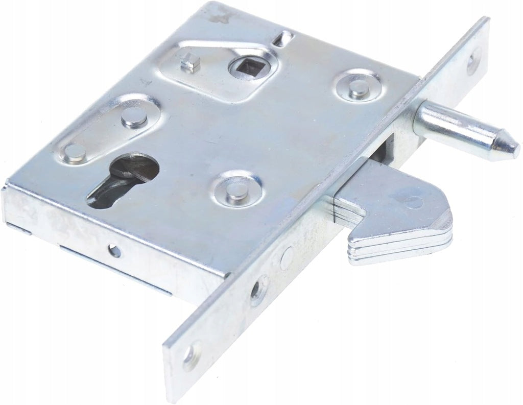 Aqbau zamek hakowy 72/60 wpuszczany do drzwi bramy ogrodzenia metal ocynk