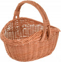 Aqbau kosz wiklinowy brązowy naturalny wielkanocny koszyczek rozmiar L-41cm