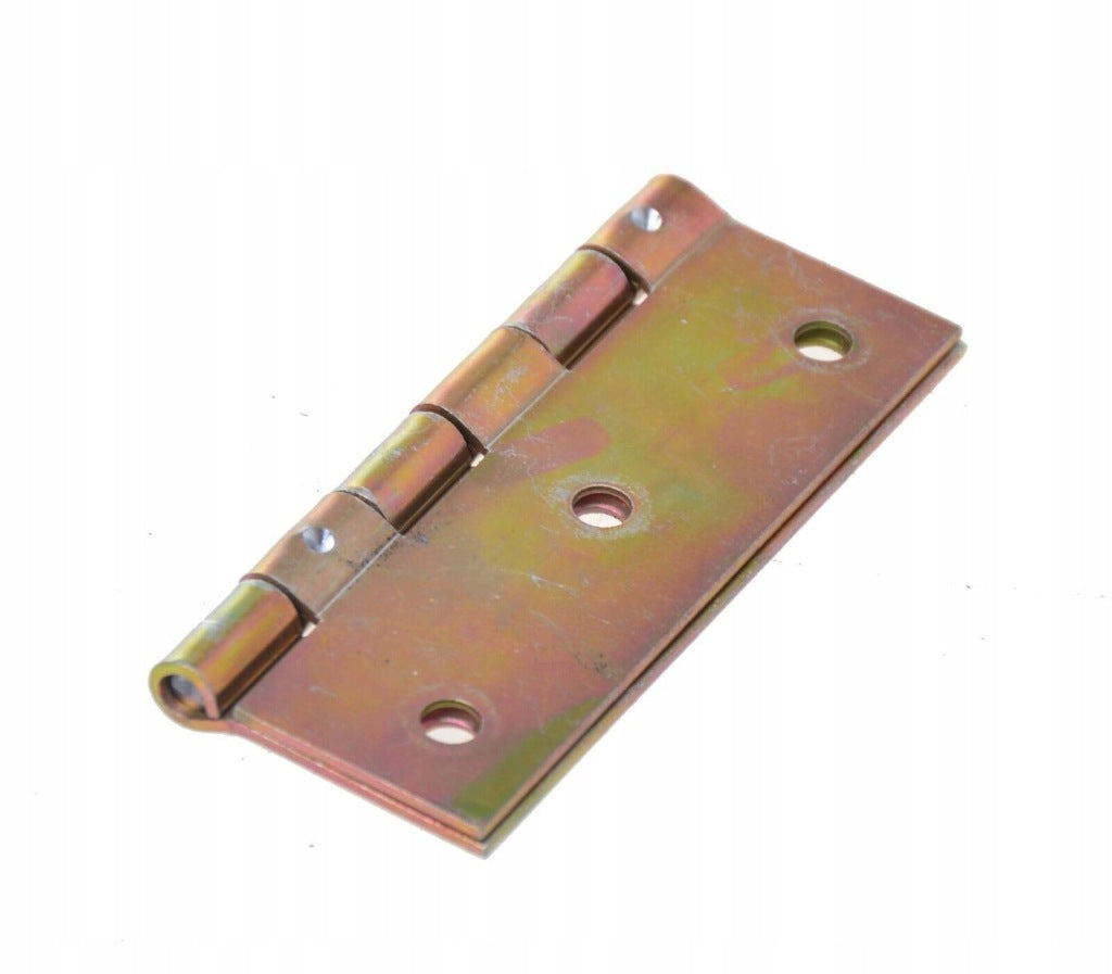 Zawias splatany 80 x 60mm meblowy budowlany skrzyniowy ocynk złoty 10 szt