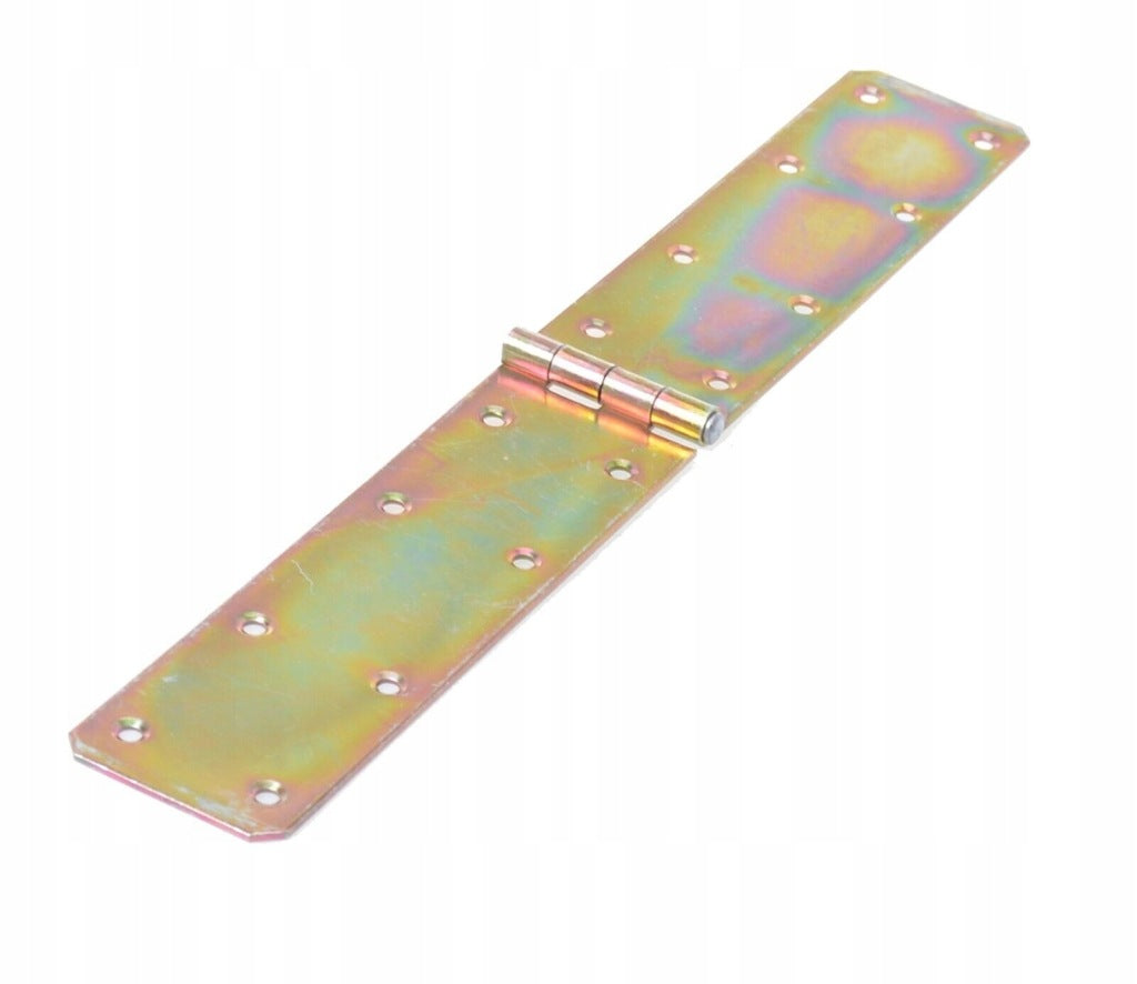 Zawias budowlany meblowy skrzyniowy metalowy 60 x 400 mm ocynk żółty