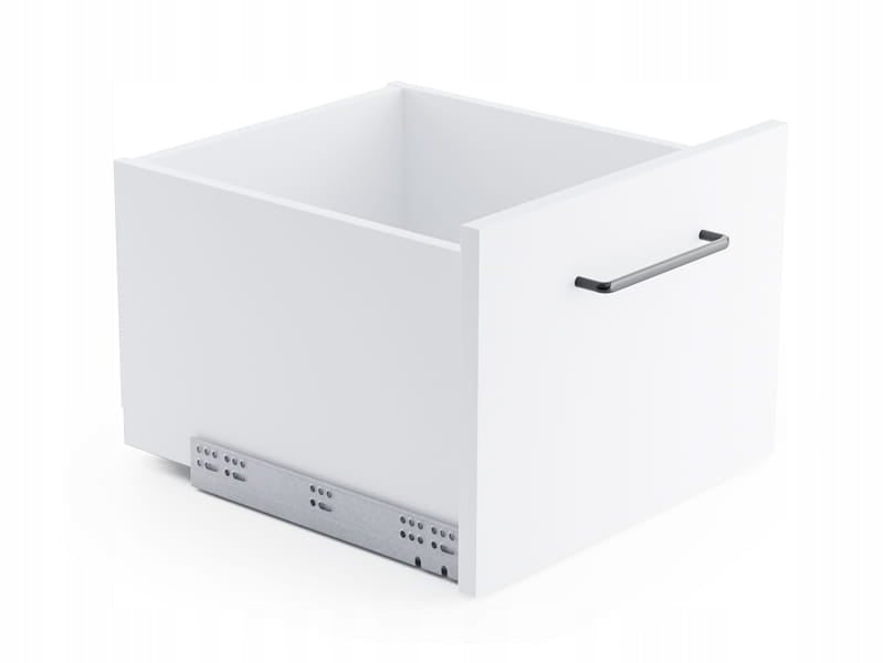 Aqbau szuflada systemowa DiBOX H249 L-400mm biały prowadnice udźwig 40kg