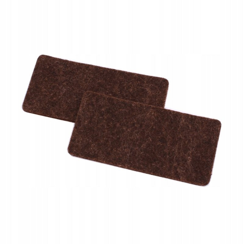 Ślizgacz filcowy 50x100mm 2szt zestaw, brąz PODKŁADKI FILCOWE SAMOPRZYLEPNE