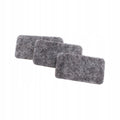 Ślizgacz filcowy 22x40mm 8 szt zestaw,szare PODKŁADKI FILCOWE SAMOPRZYLEPNE