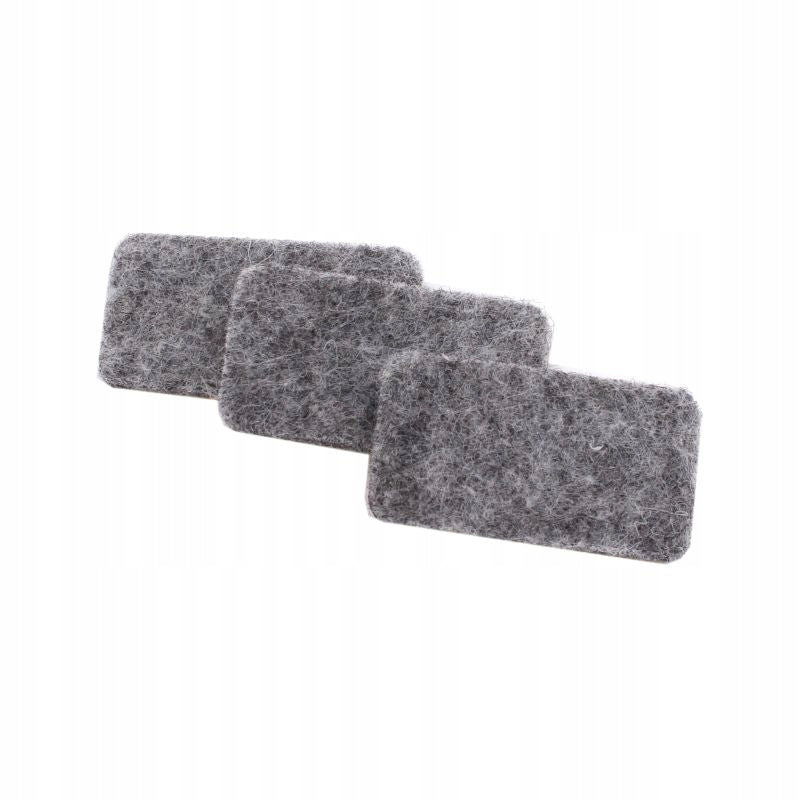 Ślizgacz filcowy 22x40mm 8 szt zestaw,szare PODKŁADKI FILCOWE SAMOPRZYLEPNE