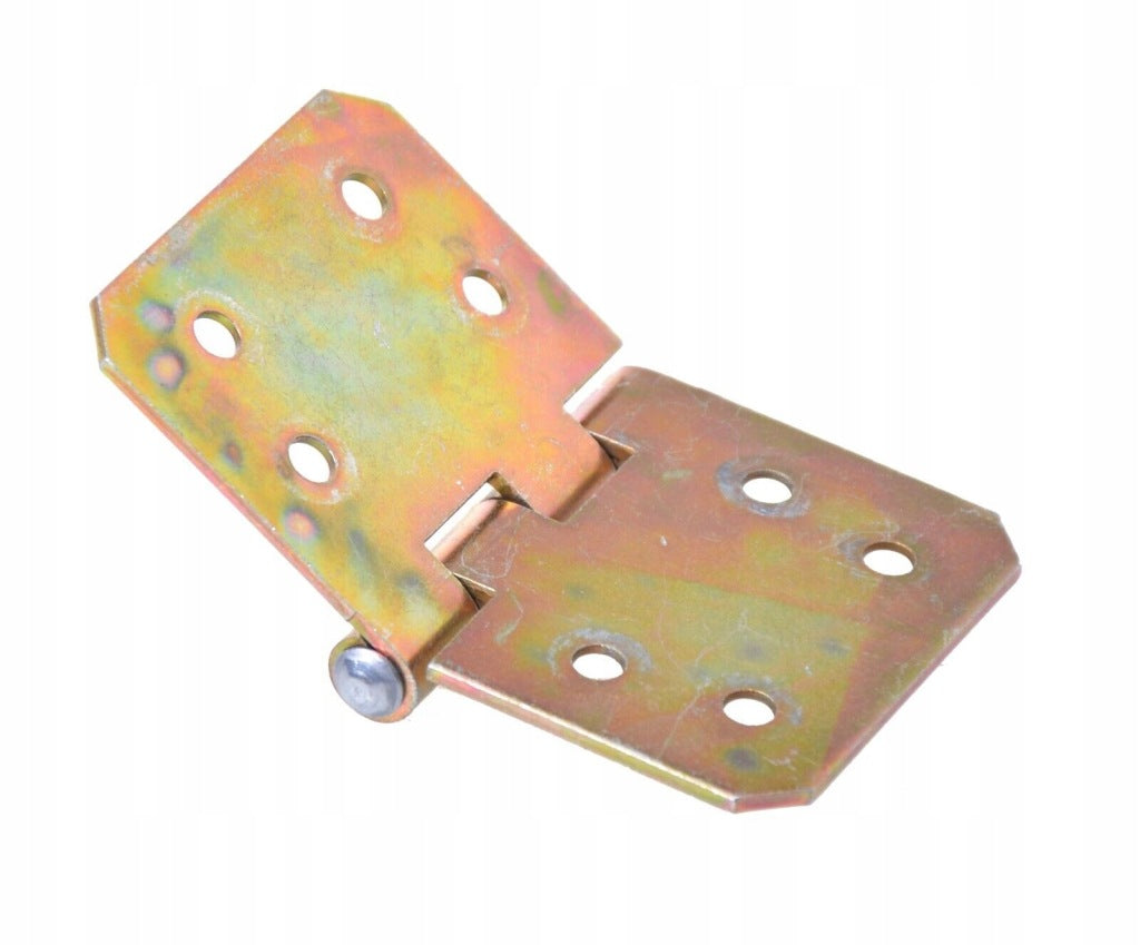 Zawias splatany budowlany skrzyniowy meblowy 60 x 100 mm ocynk żółty