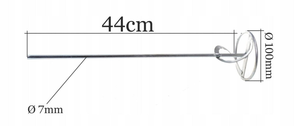 Zestaw mieszadeł do farb ocynkowanych 55,80,100mm
