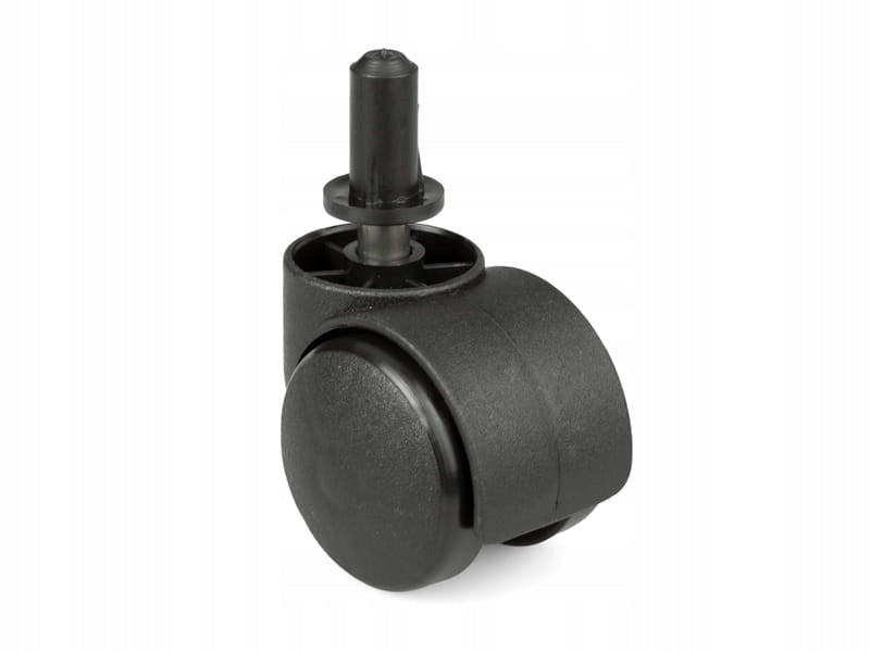 Kółko obrotowe gumowane meblowe z bolcem 50 mm do fotela mocne 1 sztuka