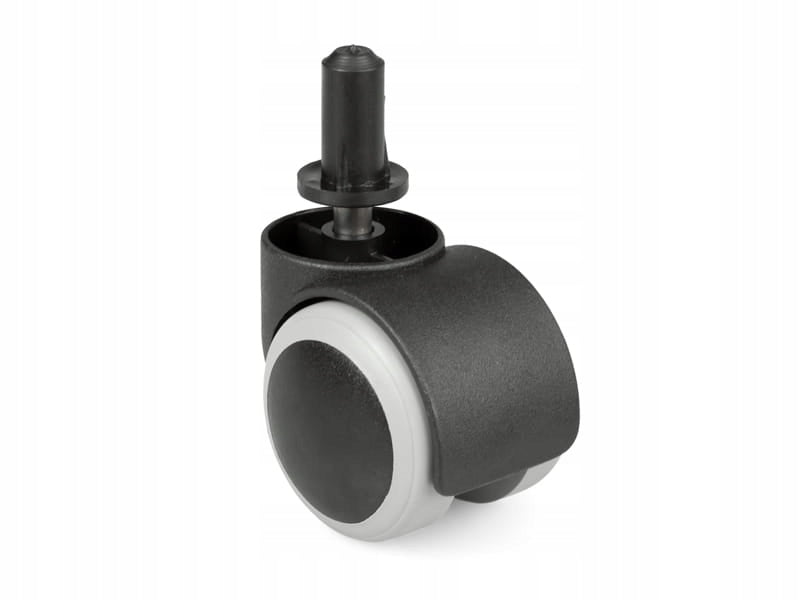 Kółko obrotowe gumowane z bolcem 50mm do fotela mocne kółka meblowe 5 SZTUK