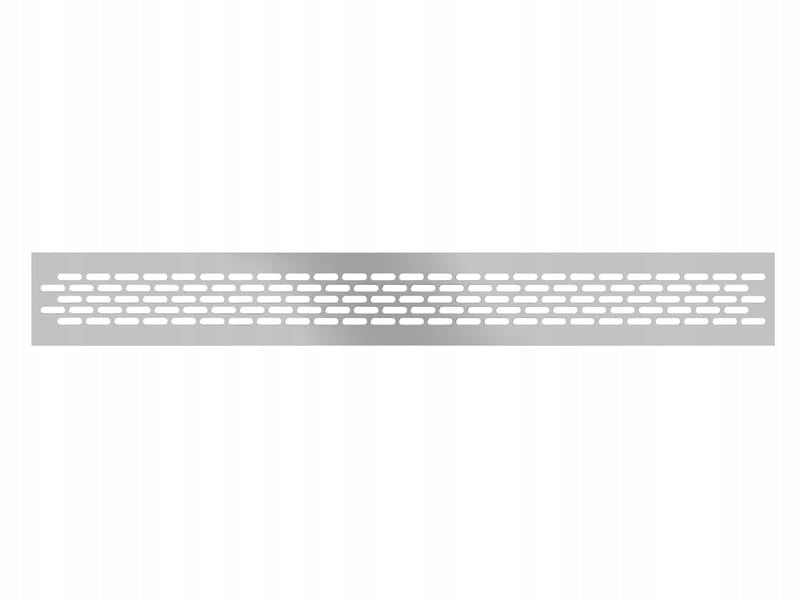 Kratka wentylacyjna z aluminium meblowa 480x60 mm - wentylacja Chrom mat