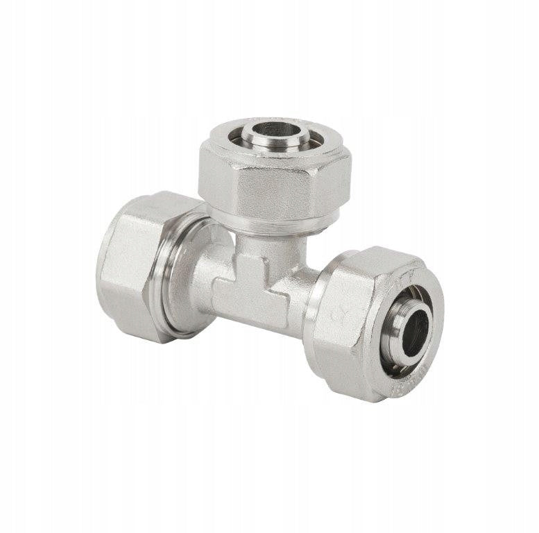 Aqbau trójnik PEX/PEX/PEX 16 x 16 x 16mm złączka instalacyjna do trzech rur