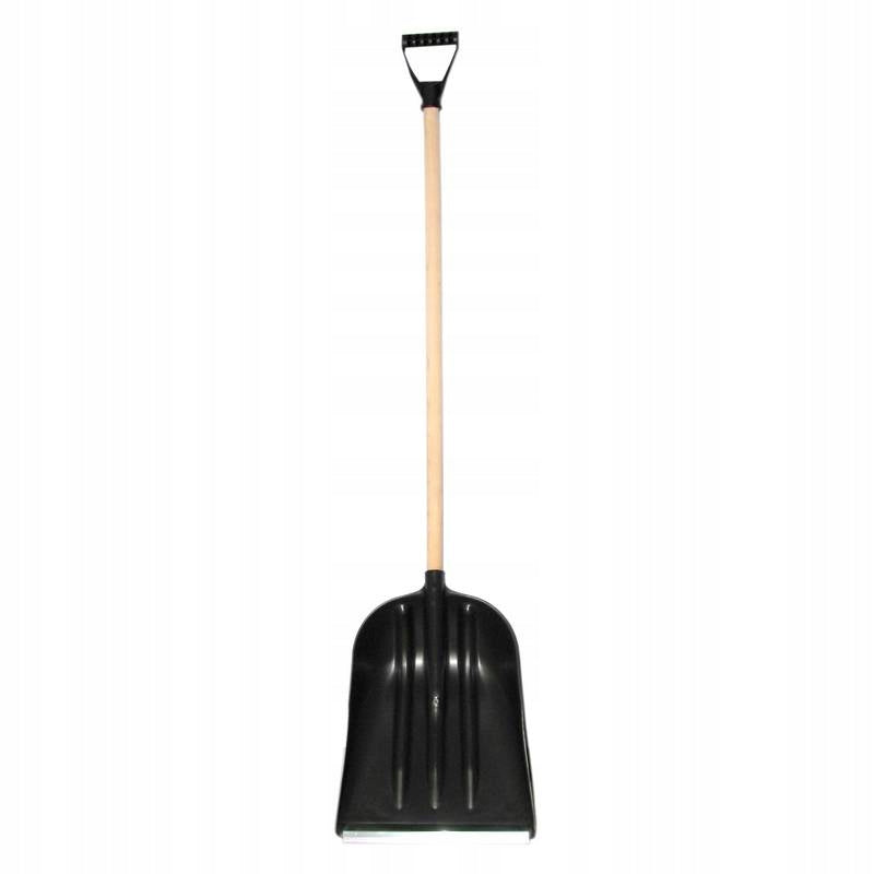 Aqbau łopata do śniegu uniwersalna czarna lekki mocny zgarniacz szer36cm