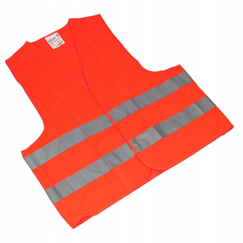 Kamizelka ostrzegawcza pomarańczowa ODBLASKOWA OCHRONNA L/XL uniwersalna