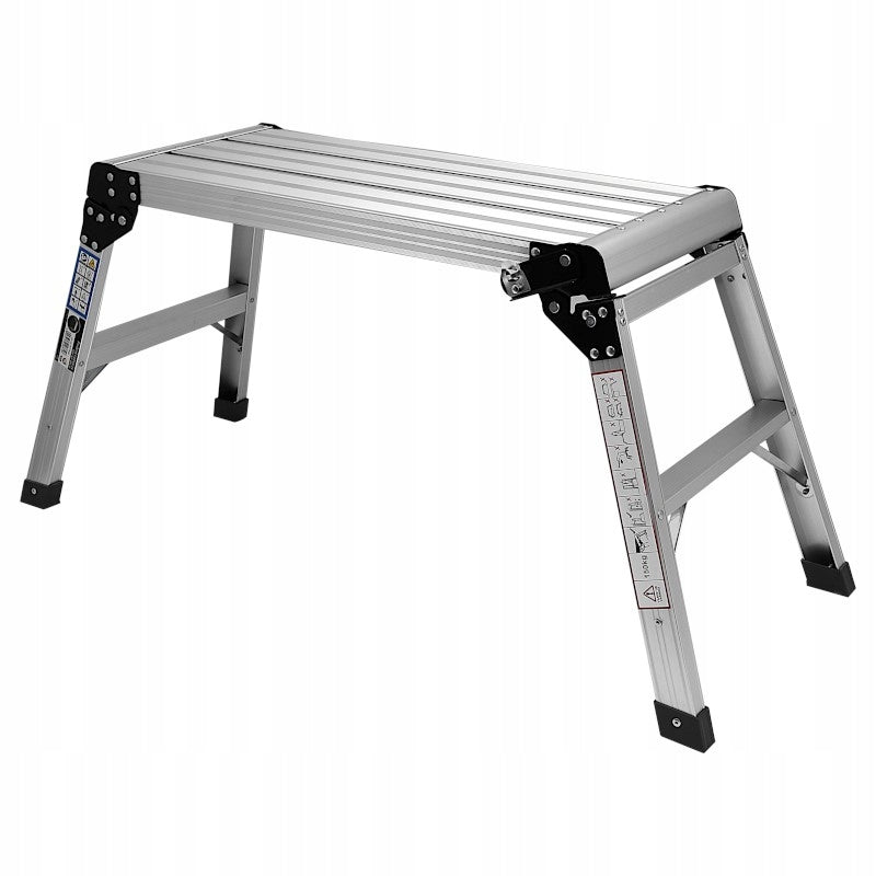 Podest roboczy aluminiowy 106*42*49cm 150kg składany, stabilny stopień