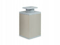 4 x nóżka meblowa z aluminium KWADRATOWA komplet do mebli 6x6/ H-10cm INOX