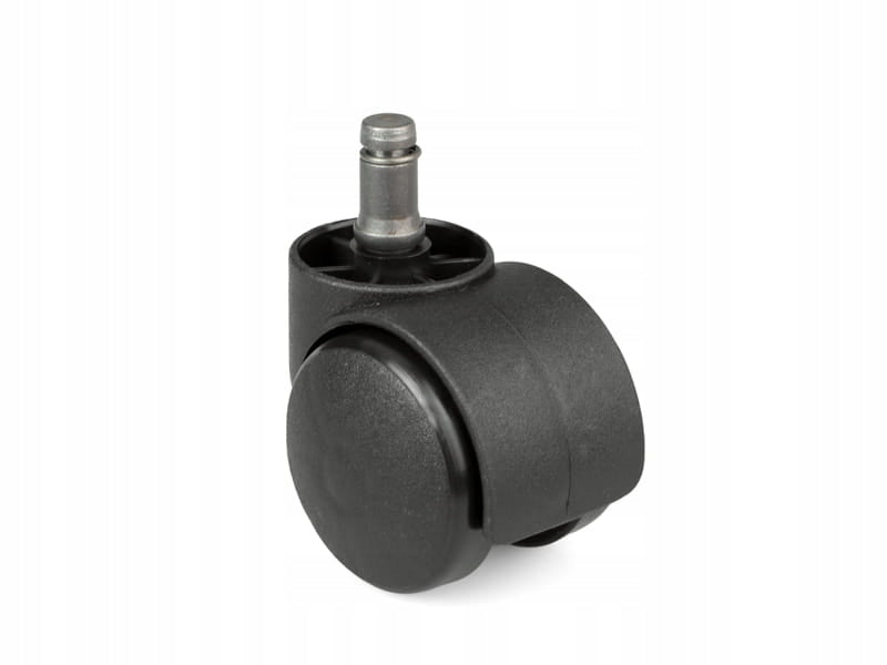 Kółko obrotowe meblowe gumowane z bolcem 50mm do fotela mocne 5 SZTUK