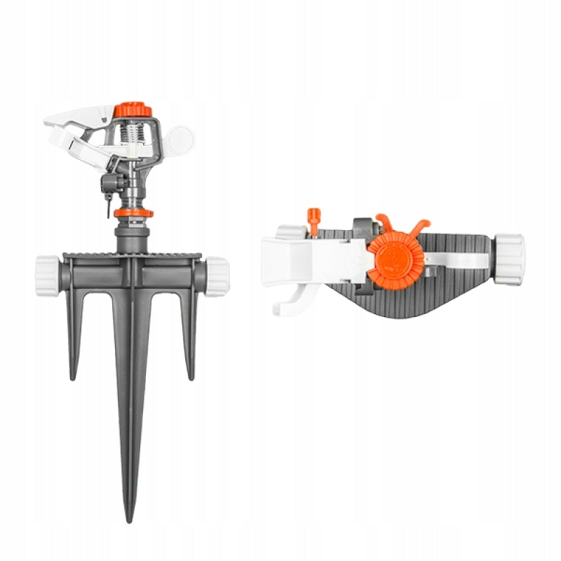 Aqbau white Line zraszacz pulsacyjny na kolcu trójzębnym podlewanie ogrodu