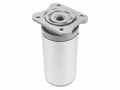 4x nóżka OKRĄGŁA meblowa z trwałego aluminium, z regulacją śr. 4cm /H- 8cm
