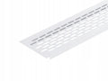 Kratka wentylacyjna z aluminium meblowa 480x80 mm - wentylacja mebli biała