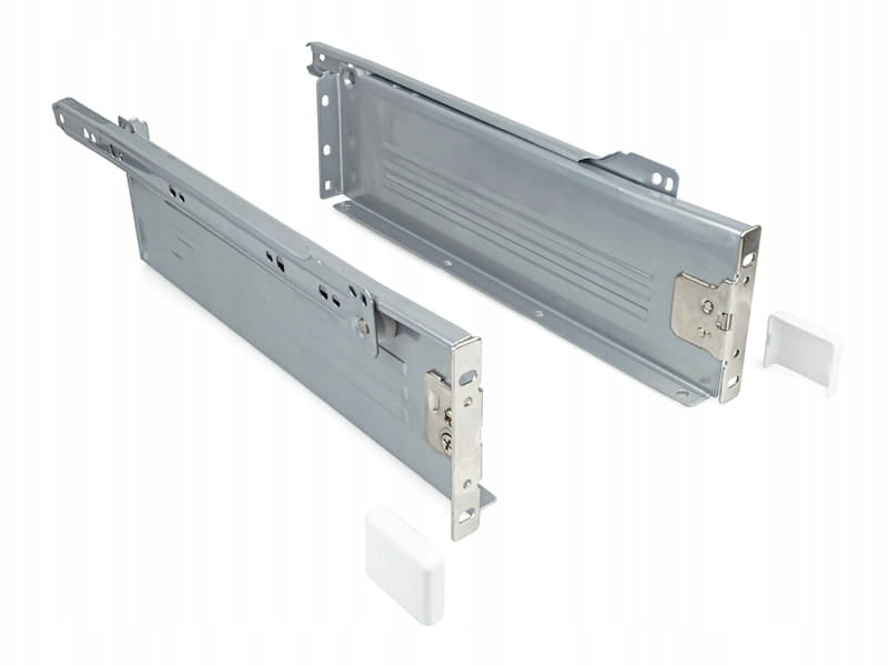 Prowadnica stalowa METALBOX,rolkowa,do szuflad z frontem,86*300 popiel,25kg