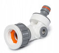 Aqbau White Line przyłącze regulowane na kran Gwint Wew 1″ – 3/4″ redukcja