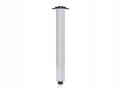 ZESTAW 4X noga do stołu KWADRATOWA H-82 cm, z regulacją , Chrom mat