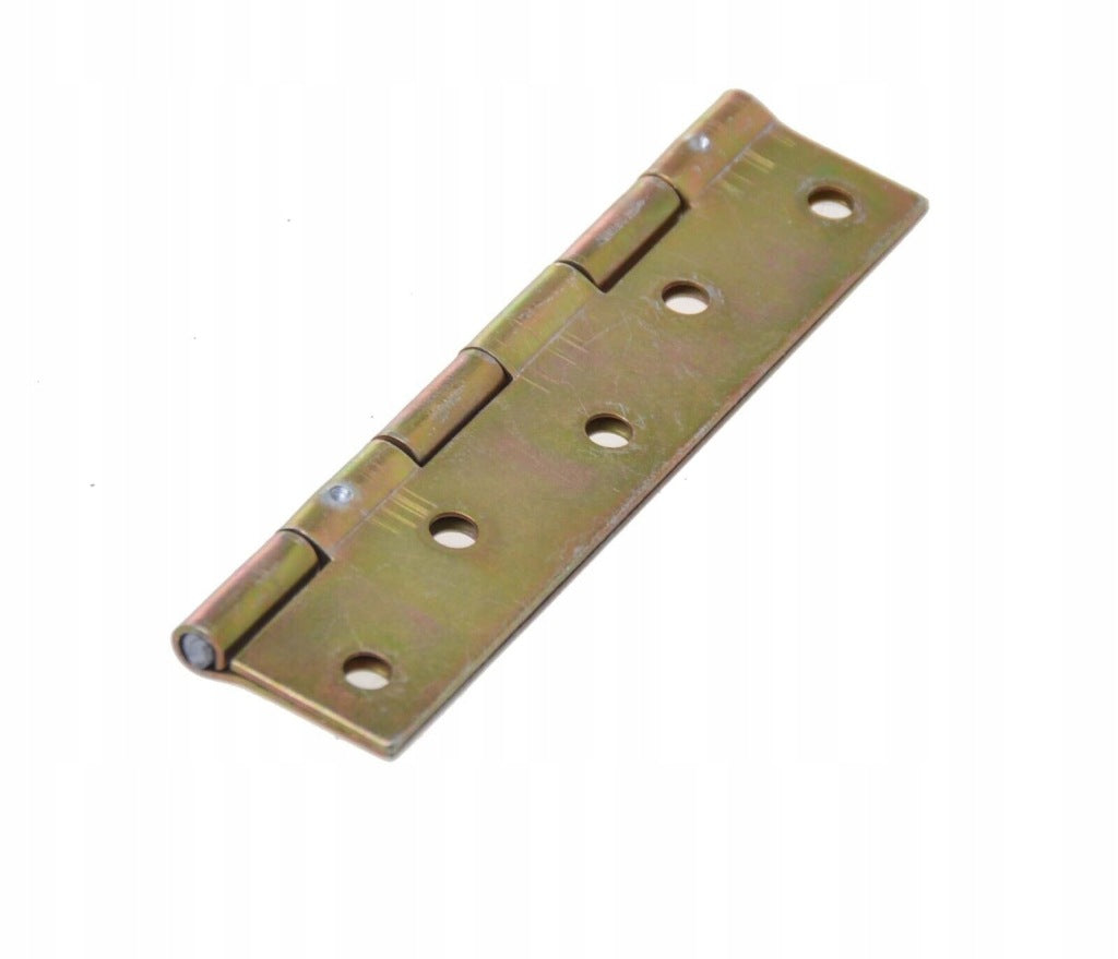 Zawias splatany 100 x 44mm meblowy budowlany skrzyniowy ocynk złoty 10 szt