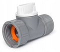 Aqbau White Line Przyłącze z zaworem GW/GZ 3/4″ na kran podlewanie