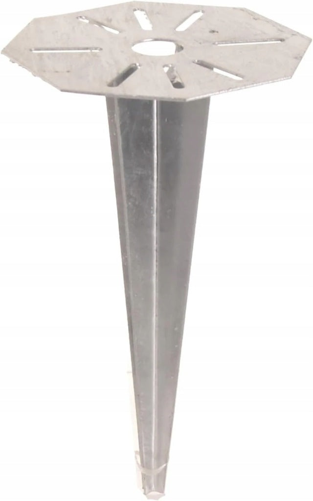 Aqbau kołek do wbijania w ziemię do lampy tuleja kotwa ocynk 1szt śr.15 cm