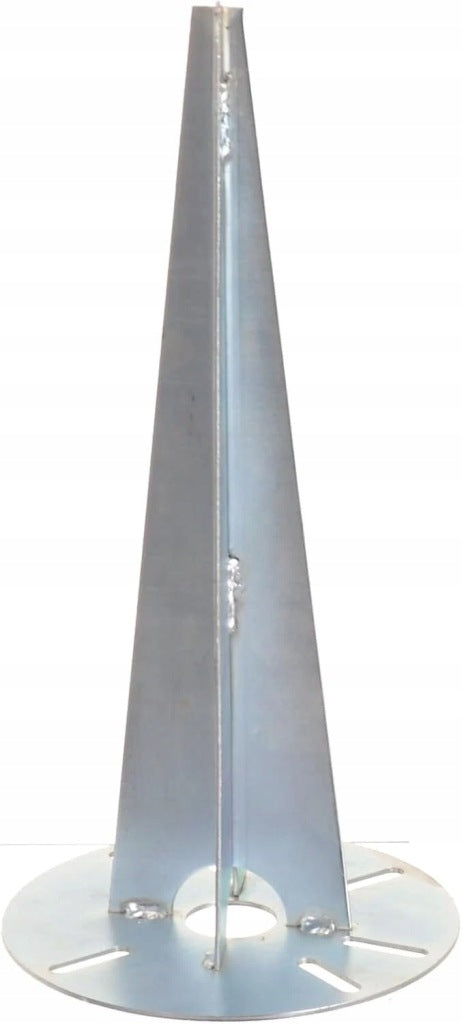 Aqbau kołek do wbijania w ziemię do lampy tuleja kotwa ocynk 1szt śr.18 cm