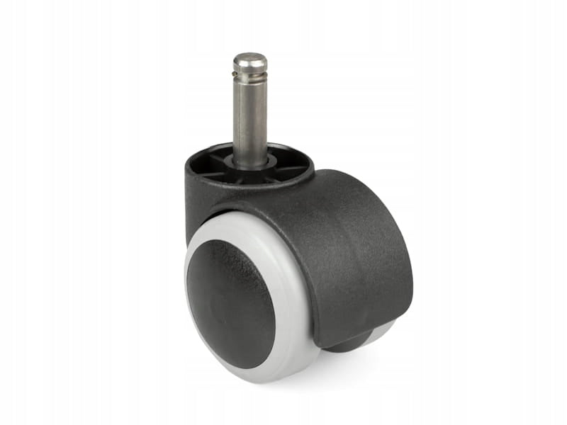 Kółko obrotowe gumowane meblowe z bolcem 50mm do fotela mocne 1 sztuka