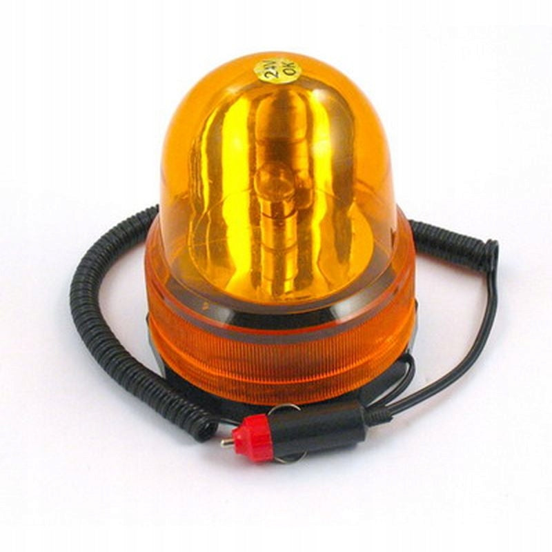 Aqbau lampa ostrzegawcza KOGUT 12V pomarańczowa na magnes do zapalniczki