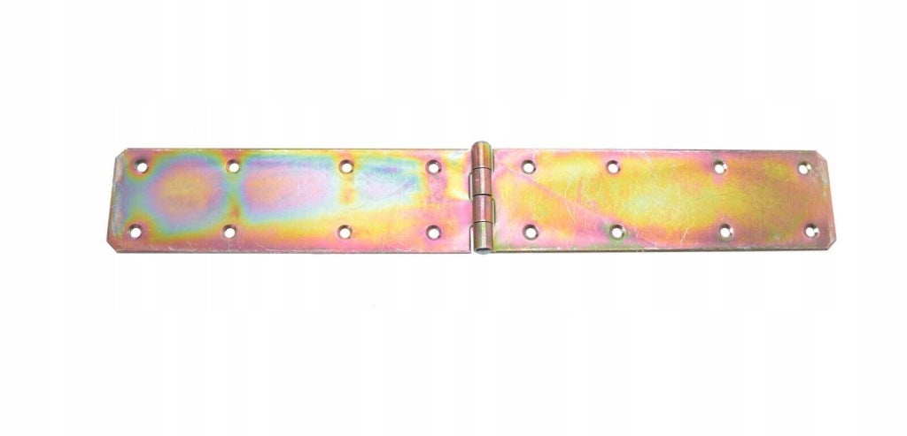 Zawias budowlany meblowy skrzyniowy metalowy 60 x 400 mm ocynk żółty