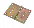 Zawias splatany 100 x 130mm budowlany meblowy skrzyniowy ocynk złoty 10 szt