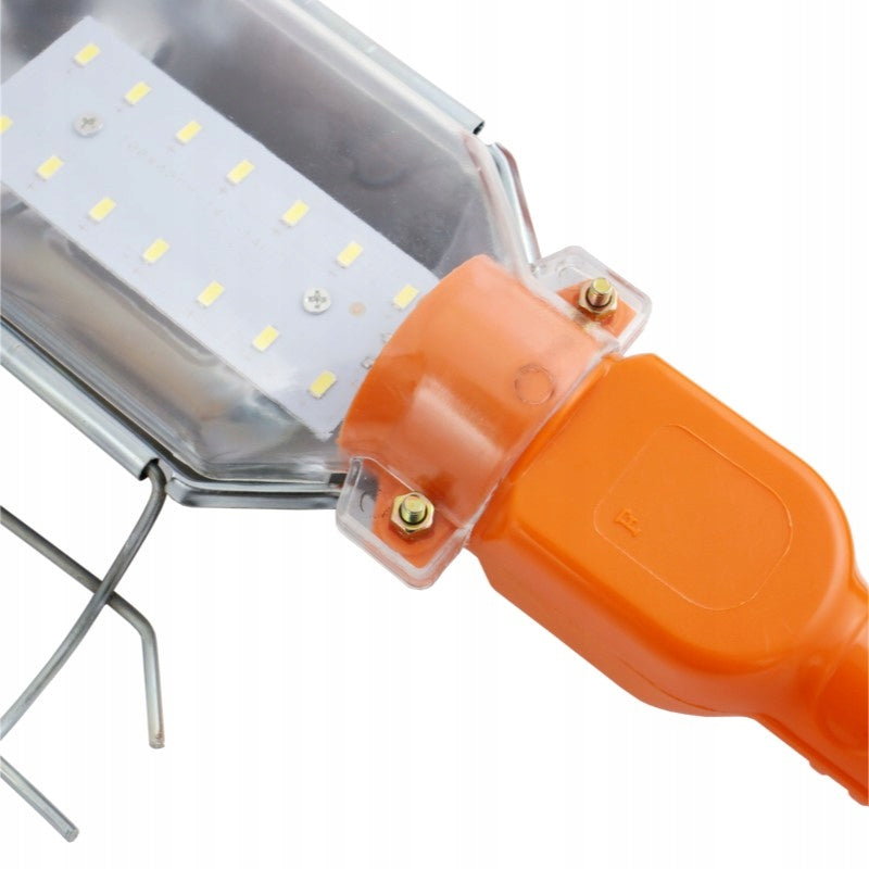 Aqbau lampa warsztatowa 14 LED 230V z kablem 10m metalowy hak odporna